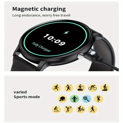 LIGE Smartwatch – Multi-Colour Silicone Strap (11 colours available) Habicare