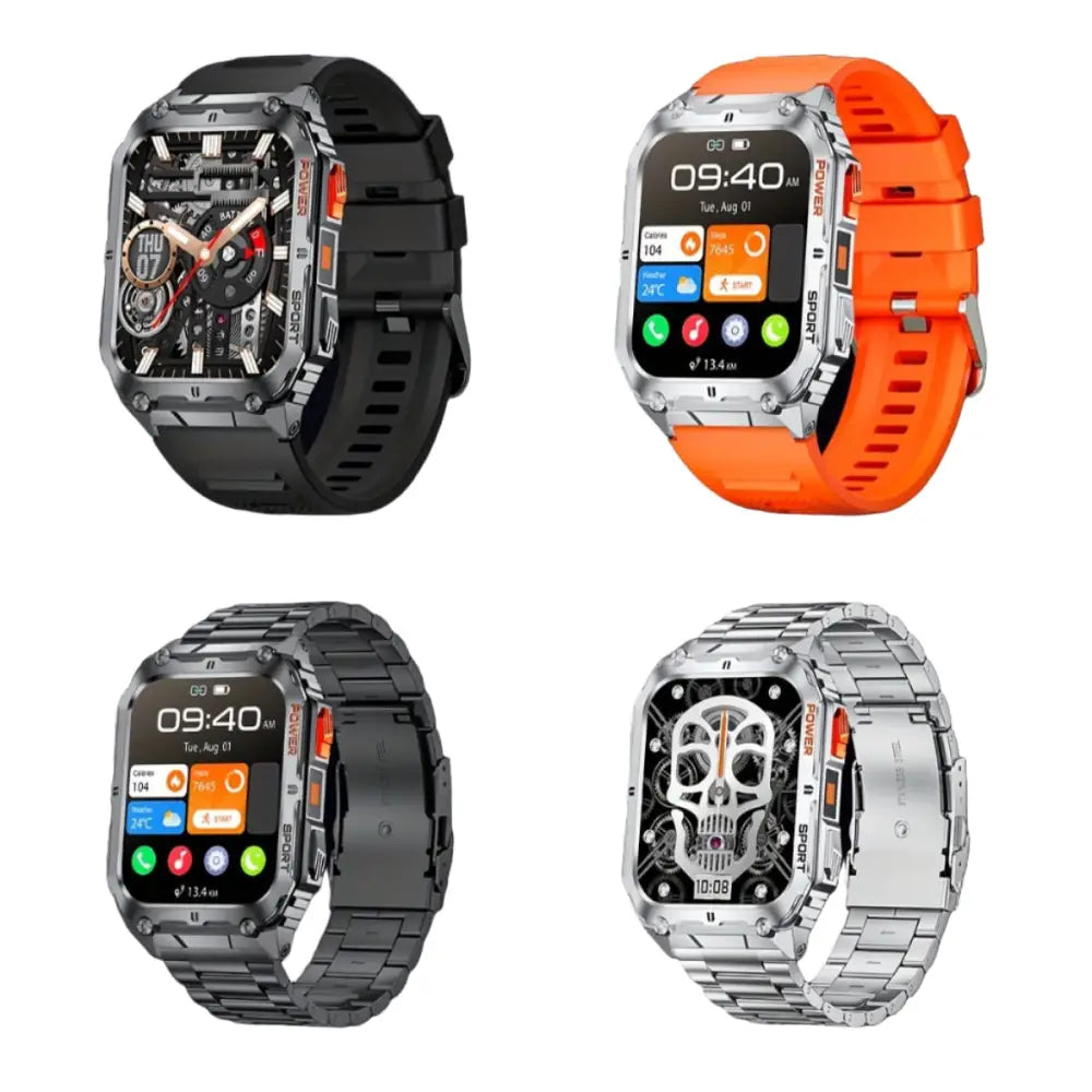 LIGE Smartwatch – Wireless Calling, 100+ Sports Modes, AI Voice (4 types available) Habicare