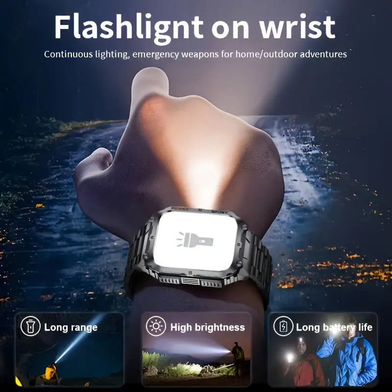 LIGE Smartwatch – Wireless Calling, 100+ Sports Modes, AI Voice (4 types available) Habicare