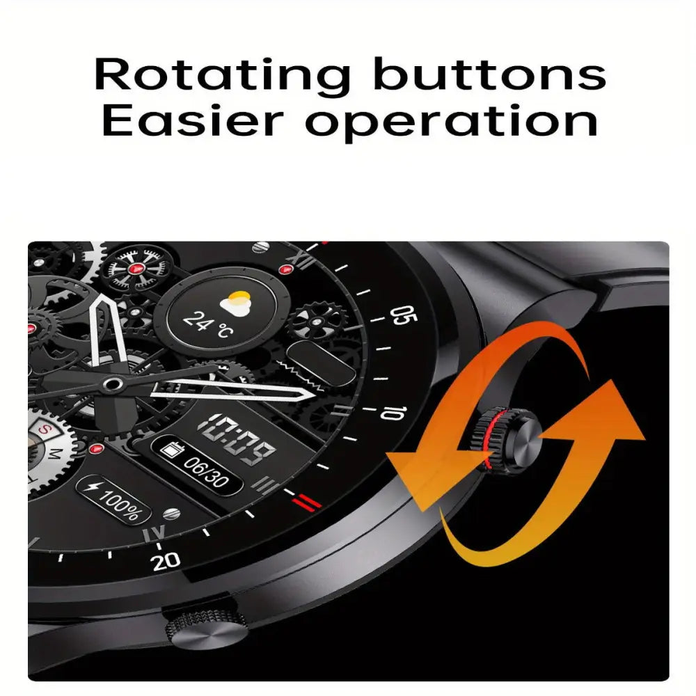 LIGE Sports Watch with Step Counter, Alarm, Wireless Calls, Weather Forecast (8 types available) Habicare