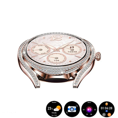 LIGE Women's Smartwatch – 3.25cm AMOLED Fitness Tracker with 100+ Sports Modes (3 colours available) Habicare