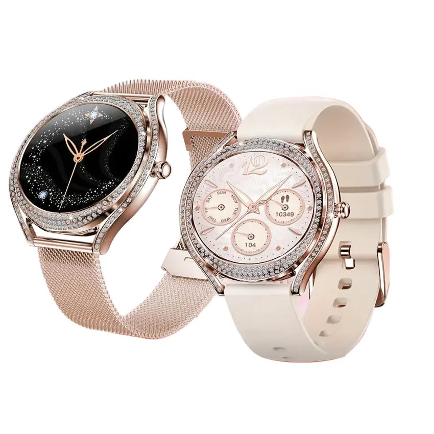 LIGE Women's Smartwatch – 3.25cm AMOLED Fitness Tracker with 100+ Sports Modes (3 colours available) Habicare