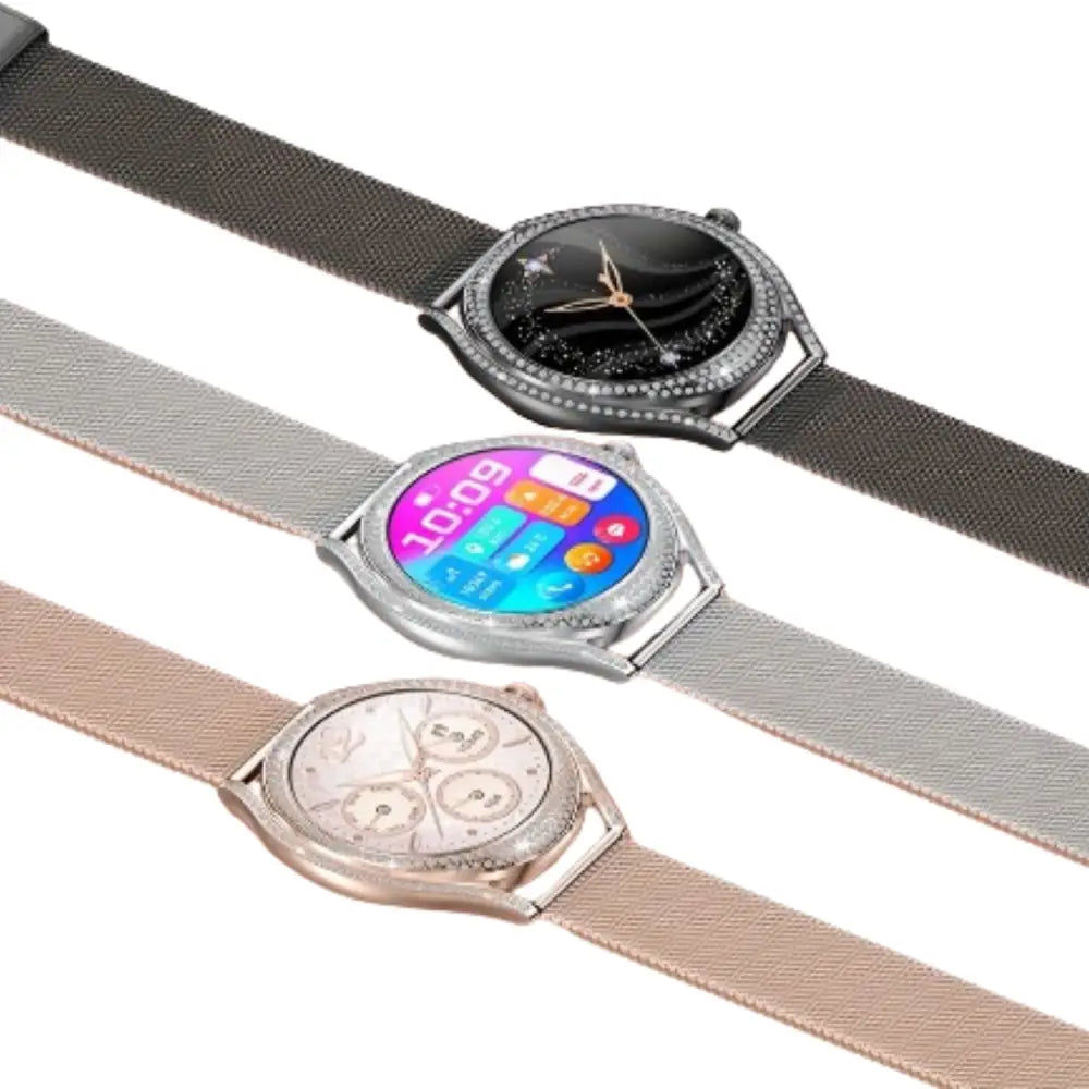 LIGE Women's Smartwatch – 3.25cm AMOLED Fitness Tracker with 100+ Sports Modes (3 colours available) Habicare