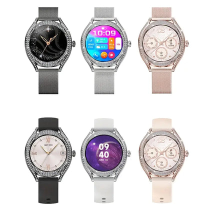 LIGE Women's Smartwatch – 3.25cm AMOLED Fitness Tracker with 100+ Sports Modes (3 colours available) Habicare
