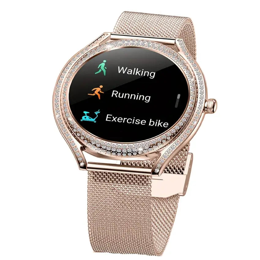 LIGE Women's Smartwatch – 3.25cm AMOLED Fitness Tracker with 100+ Sports Modes (3 colours available) Habicare