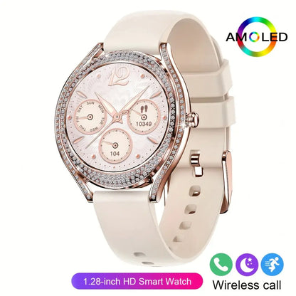 LIGE Women's Smartwatch – 3.25cm AMOLED Fitness Tracker with 100+ Sports Modes (3 colours available) Habicare