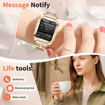 LIGE Women's Smartwatch – Full Touch Screen Habicare