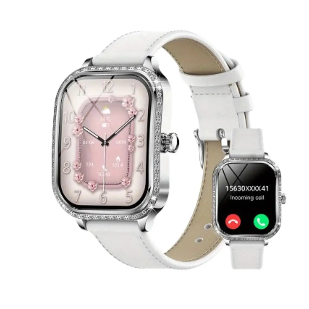 LIGE Women's Smartwatch – TFT HD Curved Screen, Wireless Calls, Voice Assistant (6 types available) Habicare