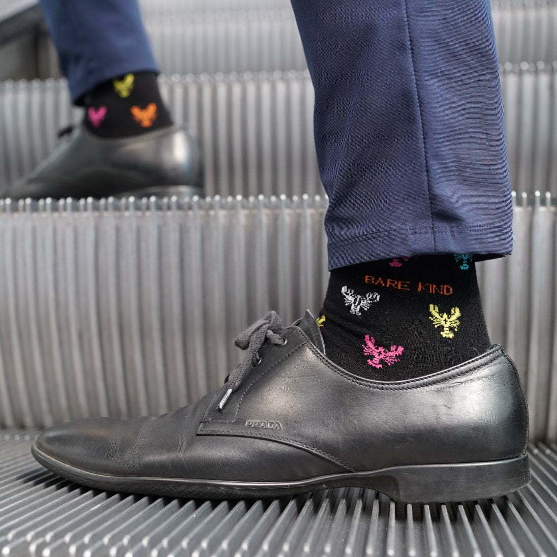 Save the Lobster Small Motif Bamboo Socks Barekind NZ