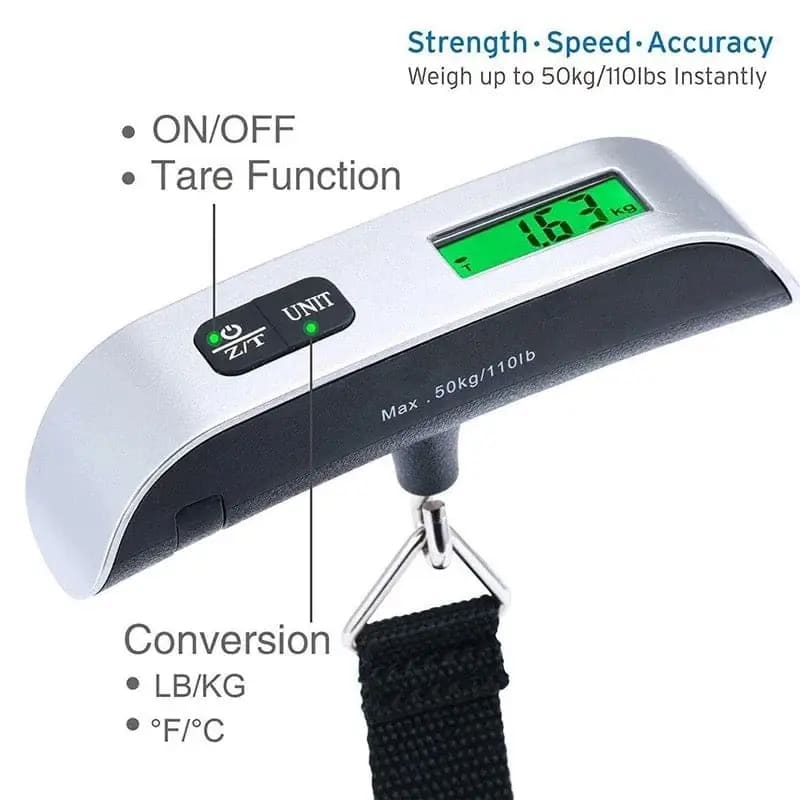 Luggage Scale (0.0.1kg - 50kg) - ShopHub