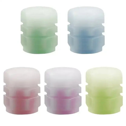 Luminous Fluorescent Tire Valve Caps Habicare