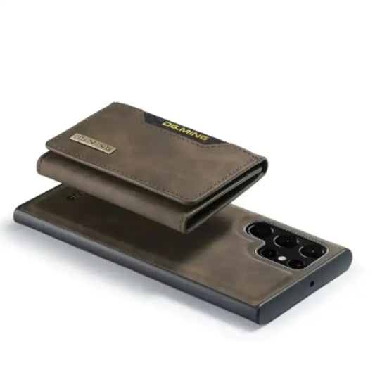 M2 Leather Case for Samsung (Coffee with wallet) Habicare