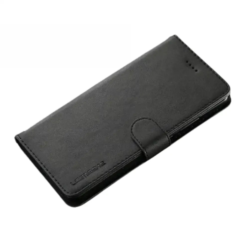 Leather Flip Cover for Samsung Galaxy Series (Black) Habicare