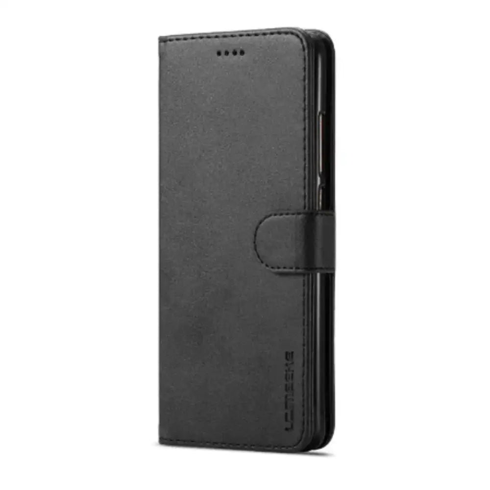 Leather Flip Cover for Samsung Galaxy Series (Black) Habicare
