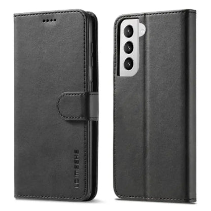 Leather Flip Cover for Samsung Galaxy Series (Black) Habicare