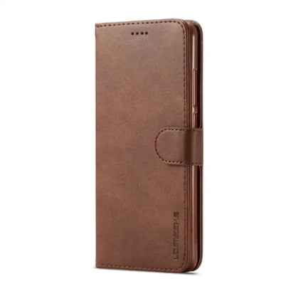 Leather Flip Cover for Samsung Galaxy Series (Brown) Habicare