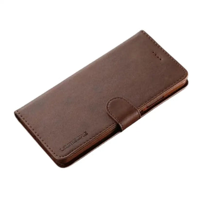 Leather Flip Cover for Samsung Galaxy Series (Brown) Habicare