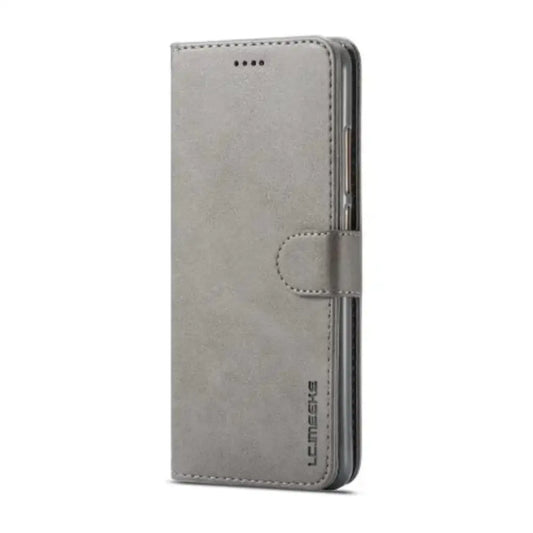 Leather Flip Cover for Samsung Galaxy Series (Gray) Habicare