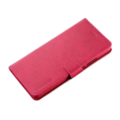 Leather Flip Cover for Samsung Galaxy Series (Rose Red) Habicare