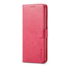 Leather Flip Cover for Samsung Galaxy Series (Rose Red)