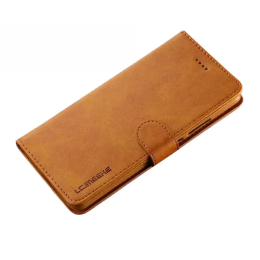 Leather Flip Cover for Samsung Galaxy Series (Yellow) Habicare