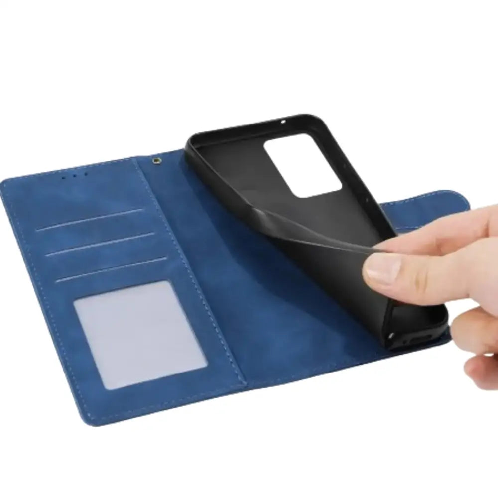 Wallet Case for Samsung Galaxy (Blue) Habicare