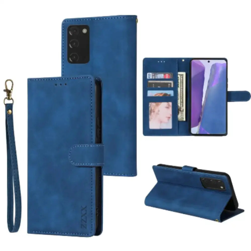 Wallet Case for Samsung Galaxy (Blue) Habicare