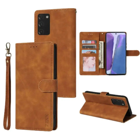 Wallet Case for Samsung Galaxy (Brown) Habicare