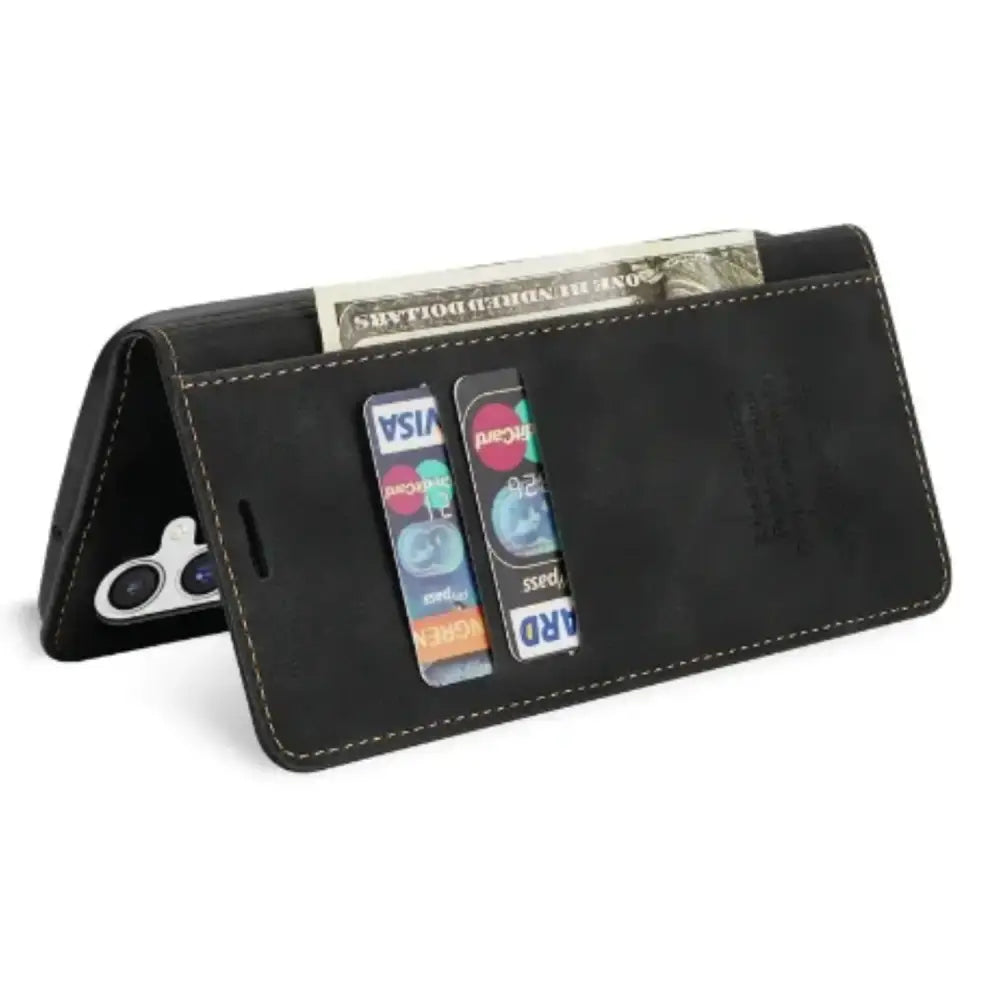 Wallet Case for Samsung Galaxy S & A Series (Black) Habicare