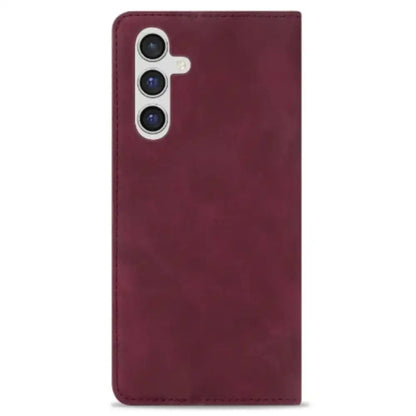 Wallet Case for Samsung Galaxy S & A Series (Wine Red) Habicare