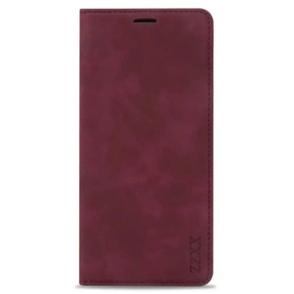 Wallet Case for Samsung Galaxy S & A Series (Wine Red) Habicare