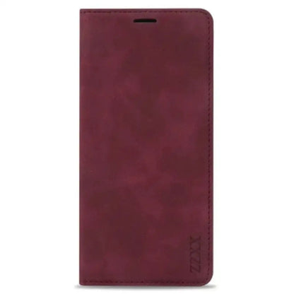 Wallet Case for Samsung Galaxy S & A Series (Wine Red) Habicare