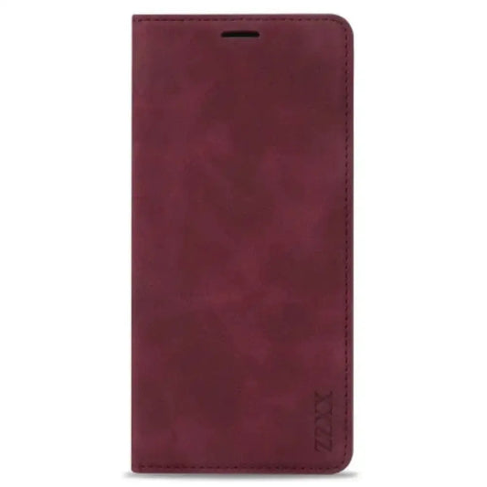 Wallet Case for Samsung Galaxy S & A Series (Wine Red) Habicare