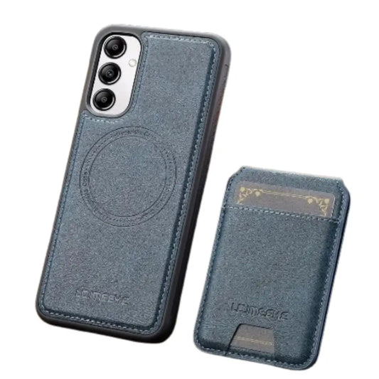 Magsafe Leather Case for Samsung S Series & A Series (Blue) Habicare