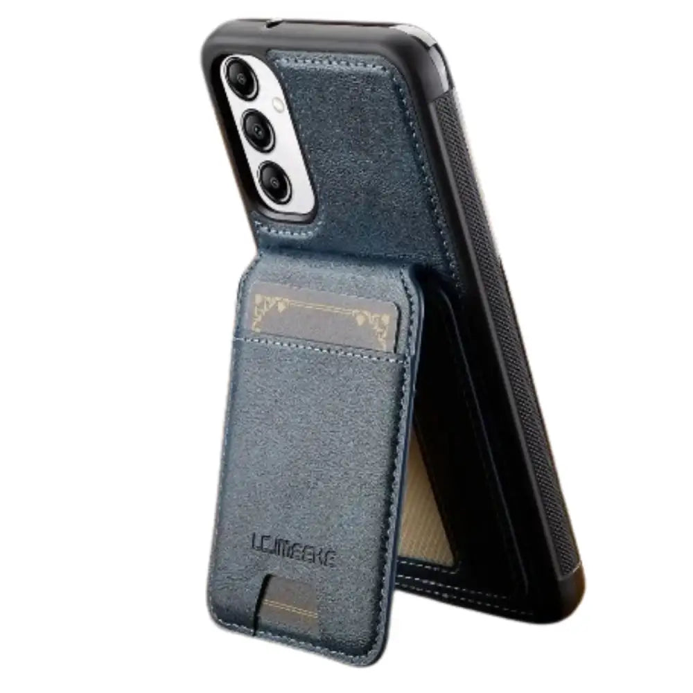Magsafe Leather Case for Samsung S Series & A Series (Blue) Habicare