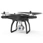 Mead's Supply X35 4K Drone with gimbal, showing its camera, sleek design, and propellers for professional aerial photography.