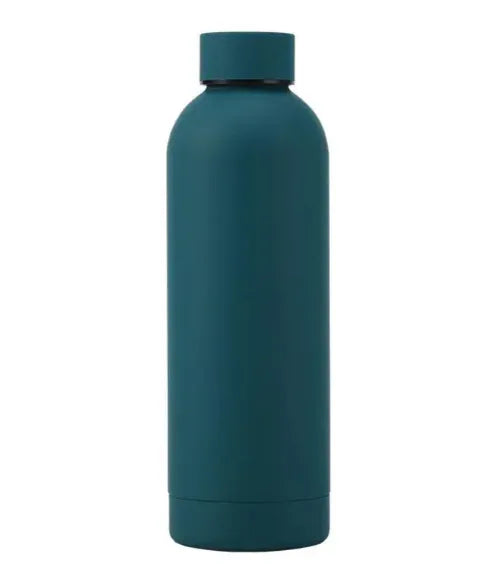 Avocado green stainless steel sports water bottle with a 500ml capacity, designed for active use by Mead's Supply & Equipment Outfitters