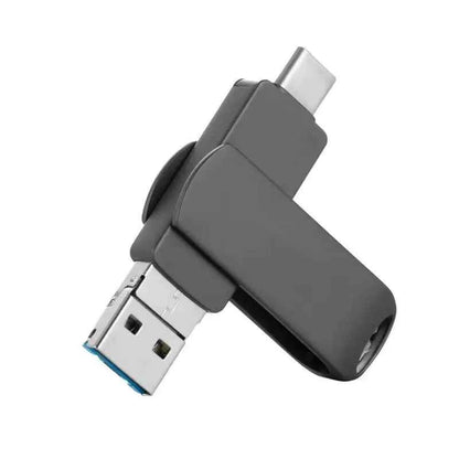 Silver 64GB multi-function mobile phone U disk drive by Mead's Supply & Equipment Outfitters for electronics accessories.