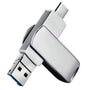 Silver 64GB multi-function mobile phone U disk drive by Mead's Supply & Equipment Outfitters for electronics accessories.