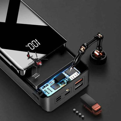 Red 30000mAh power bank with Type-C fast charging from Mead's Supply & Equipment Outfitters limited, portable electronics device