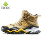 Khaki RAX Waterproof Men's Winter Hiking Boots by Mead's Supply & Equipment Outfitters, high-top design with rugged sole.