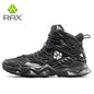 Khaki RAX Waterproof Men's Winter Hiking Boots by Mead's Supply & Equipment Outfitters, high-top design with rugged sole.