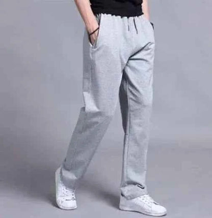 Men's oversized black cotton knit sweatpants by Mead's Supply & Equipment Outfitters, relaxed fit casual joggers, 3XL size.