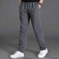 Men's oversized black cotton knit sweatpants by Mead's Supply & Equipment Outfitters, relaxed fit joggers with casual style.