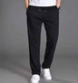 Men's oversized black cotton knit sweatpants with a relaxed fit, casual joggers style from Mead's Supply & Equipment Outfitters.