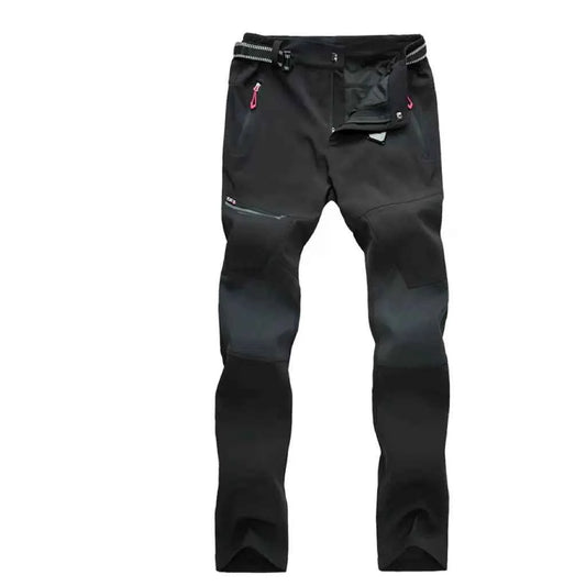 Unisex waterproof hiking pants by Mead's Supply & Equipment Outfitters, breathable polyester outdoor gear for outdoor adventures.