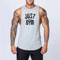 White men's loose cotton sleeveless singlet from Mead's Supply & Equipment Outfitters, casual men's clothing for warm weather.