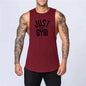 White men's loose cotton sleeveless singlet by Mead's Supply & Equipment Outfitters, casual sleeveless men's clothing.