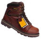 Men's hiking shoes by Mead's Supply & Equipment Outfitters in black, designed for outdoor trail trekking with foot protection and safety features.