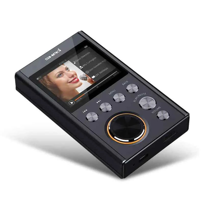 Mead's Supply & Equipment Outdoors HiFi lossless MP3 music player with DSD, FLAC, and ALAC support, compact digital audio device.